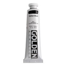 Golden Heavy Body Acrylic Tube 2oz Carbon Black